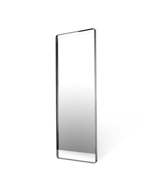 Miroir Standing en métal — Argent