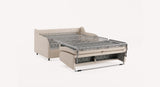 Canapé convertible Alix Compact Denver naturel