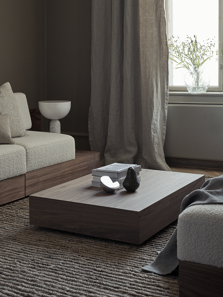 Table basse Mass — Walnut