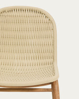 Chaise ALIPA — Acacia FSC et corde écrue