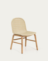 Chaise ALIPA — Acacia FSC et corde écrue