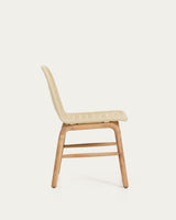 Chaise ALIPA — Acacia FSC et corde écrue