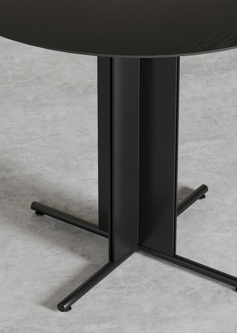 Table de diner Ox — Chêne noir