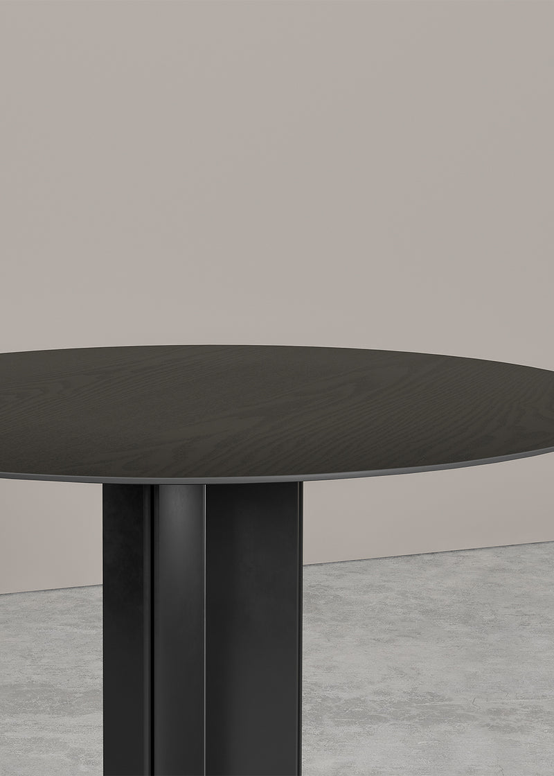 Table de diner Ox — Chêne noir