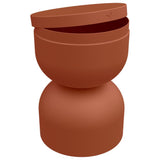 Tabouret Piapolo Ocre rouge