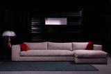 Canapé d'angle Bellechasse — Coton lin Grey