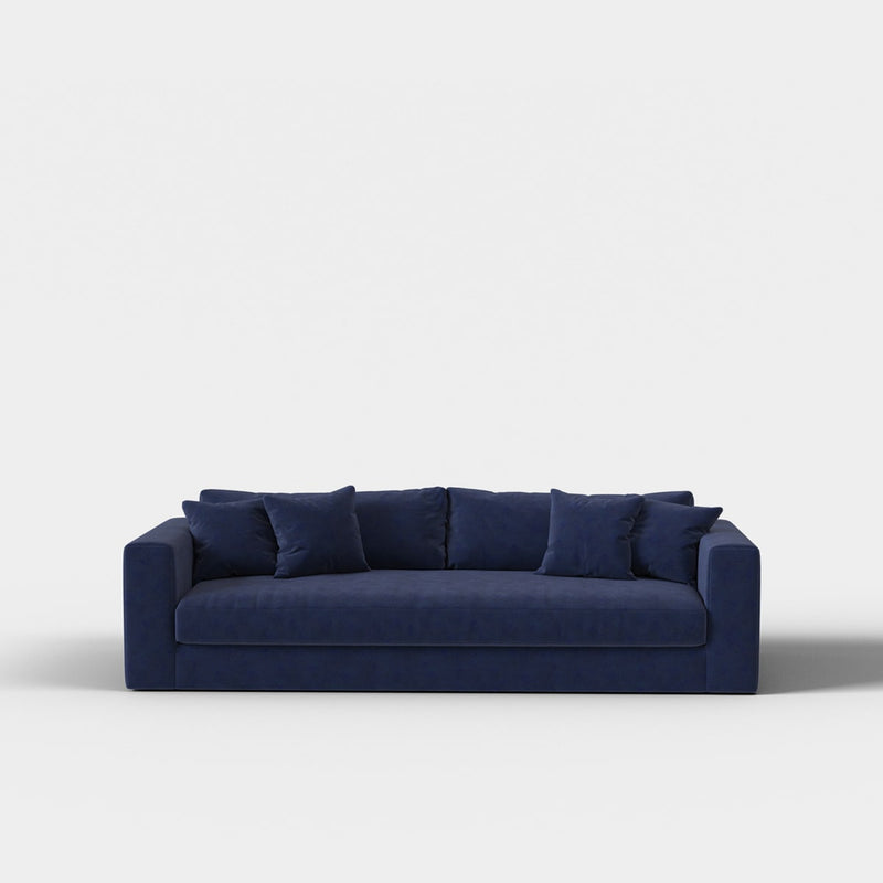 Canapé Bellechasse light — Velours brut Darkblue