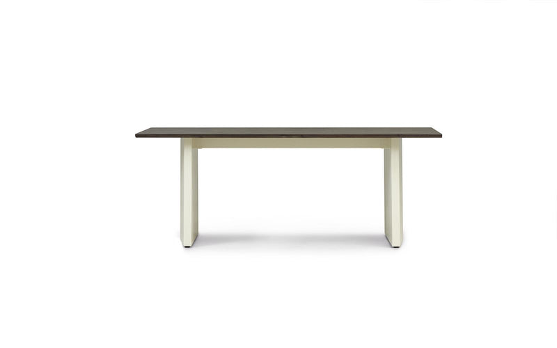 Table de diner Panel — Cream/Dark Brown