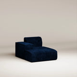 Méridienne PLUMPY — Gauche velours côtelé Ink bleu