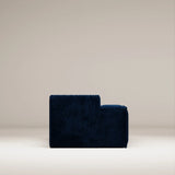 Méridienne PLUMPY — Gauche velours côtelé Ink bleu