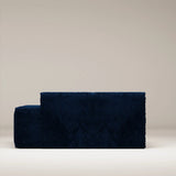 Canapé PLUMPY — 3 places droite velours côtelé Ink bleu