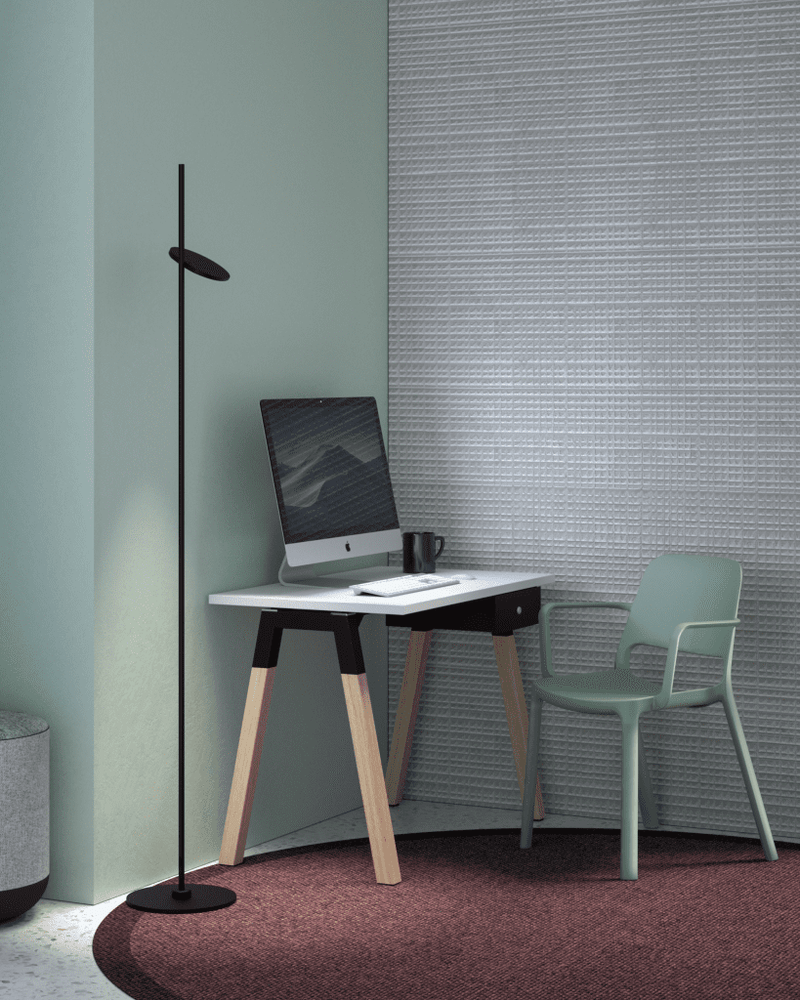 Bureau Polare 160x80cm — Blanc