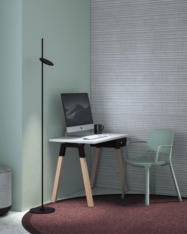 Bureau Polare 140x80cm — Blanc