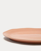 Assiette plate TIRAYA — Céramique rose