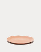 Assiette plate TIRAYA — Céramique rose