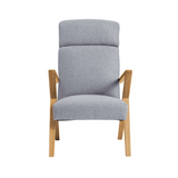 Fauteuil Retrostar Lounge - Wool Line — Natural & Stone Grey