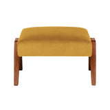 Pouf Retrostar Sofa - Velvet Line Premium — Walnut stain & Amber