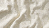 Pouf Sweet Art tissu Rimini blanc détail
