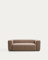 Canapé Blok 2 places chenille marron