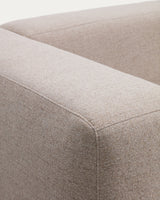 Canapé Blok 2 places chenille beige