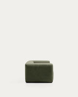 Canapé Blok 2 places chenille vert mousse