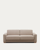 Canapé-lit Anley 4 places beige
