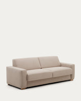 Canapé-lit Anley 4 places beige