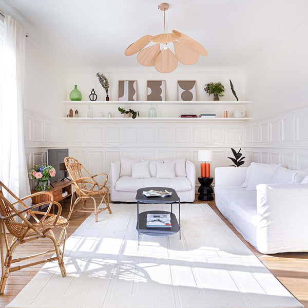 Le Tapis en laine Opéra — Blanc Crème