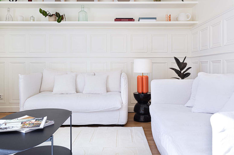 Le Tapis en laine Opéra — Blanc Crème