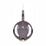 Suspension SKY-FALL ROUND Fumée brillante Grand
