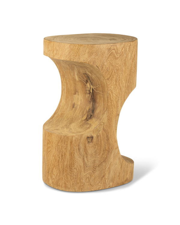 Tabouret Double Arch — Cognac