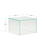 Table d'appoint Orlia transparente