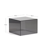 Table d'appoint Orlia gris foncé