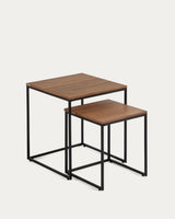 Ensemble 2 tables d'appoint YOANA