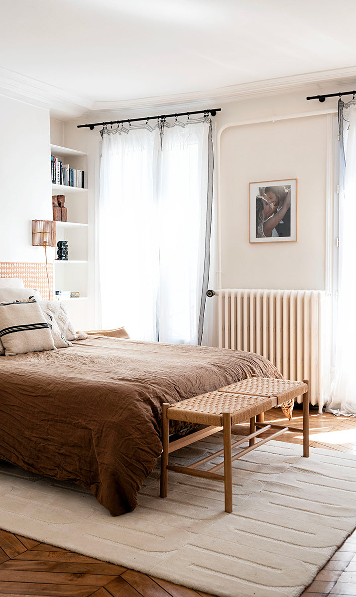 Le Tapis en laine Opéra — Blanc Crème