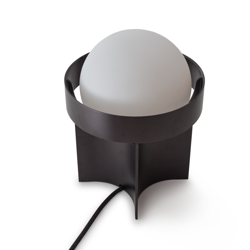 Lampe de table Loop & Sphere IV — Noir