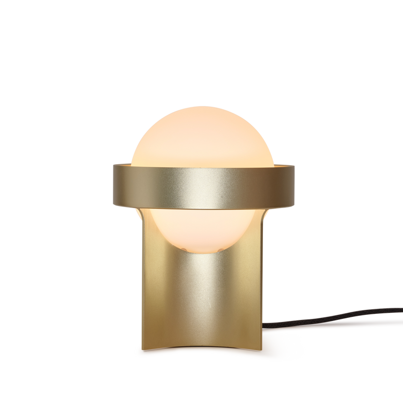 Lampe de table Loop & Sphere IV — Doré