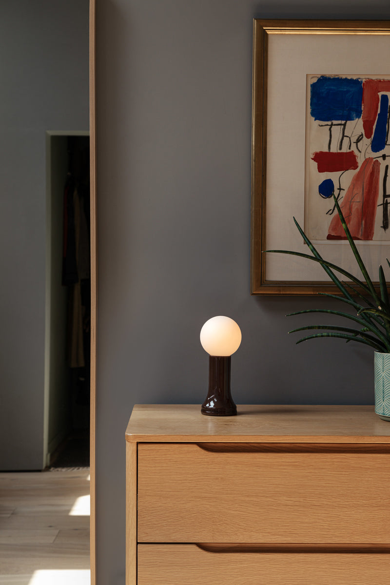 Lampe de table Shore — Marron