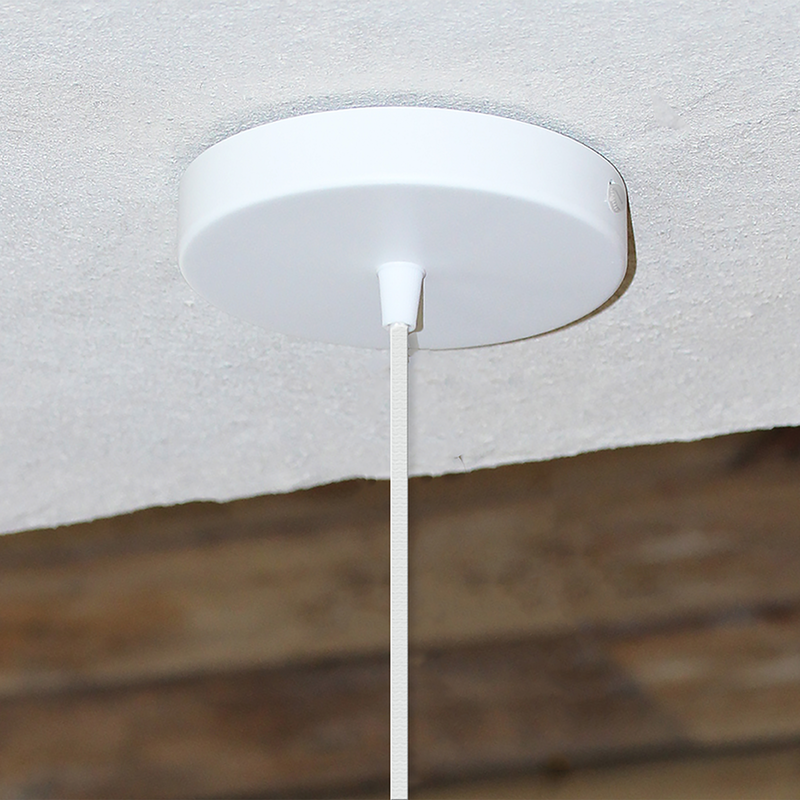 Canopy E27 Rosette — White