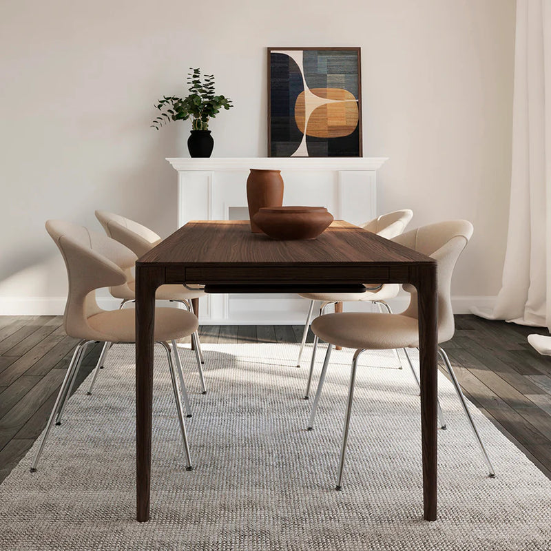 Table de diner Heart & Soul — Oak / obsidian black
