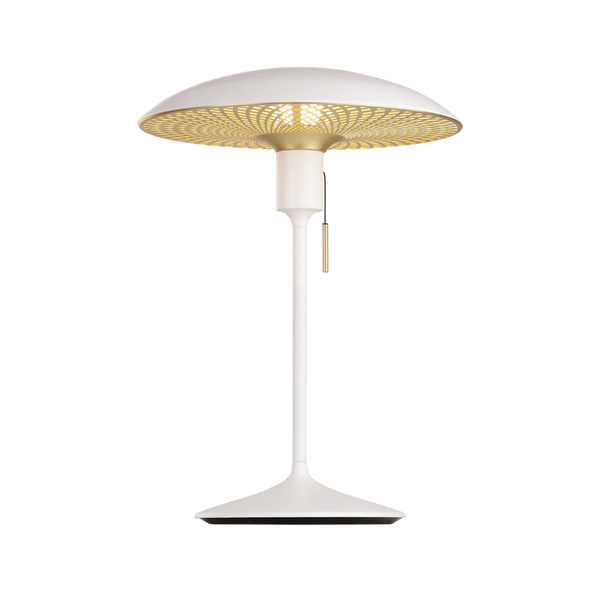 Lampe de table Manta Ray — White & Brass