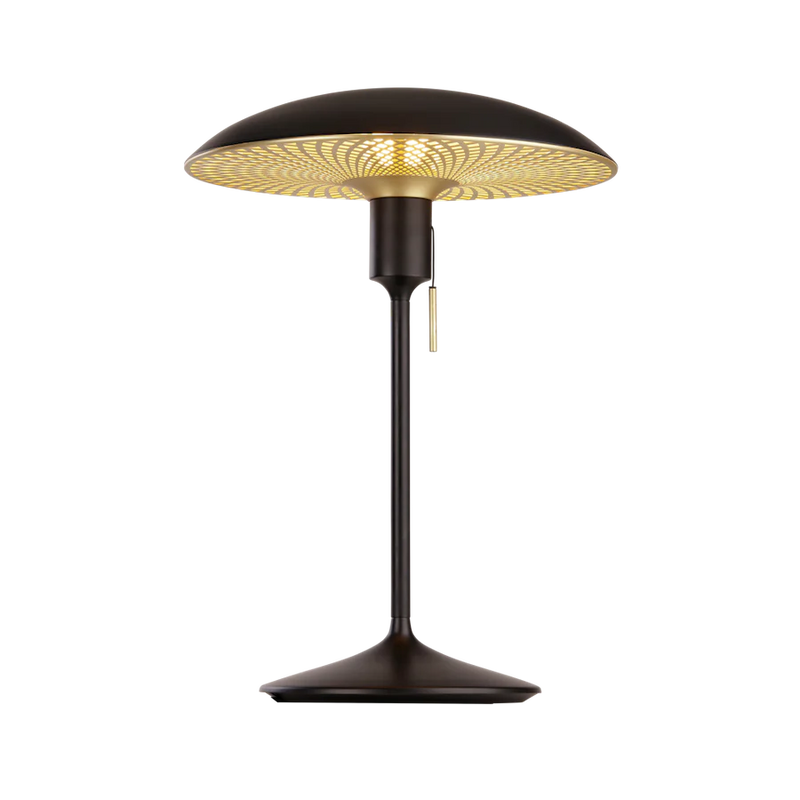 Lampe de table Manta Ray — Black & Brass