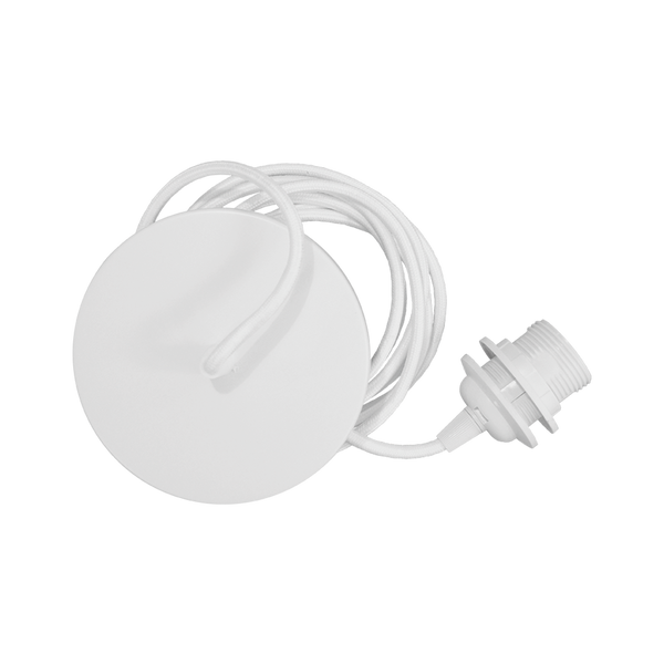 Canopy E27 Rosette — White