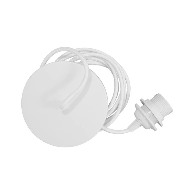 Canopy E27 Rosette — White