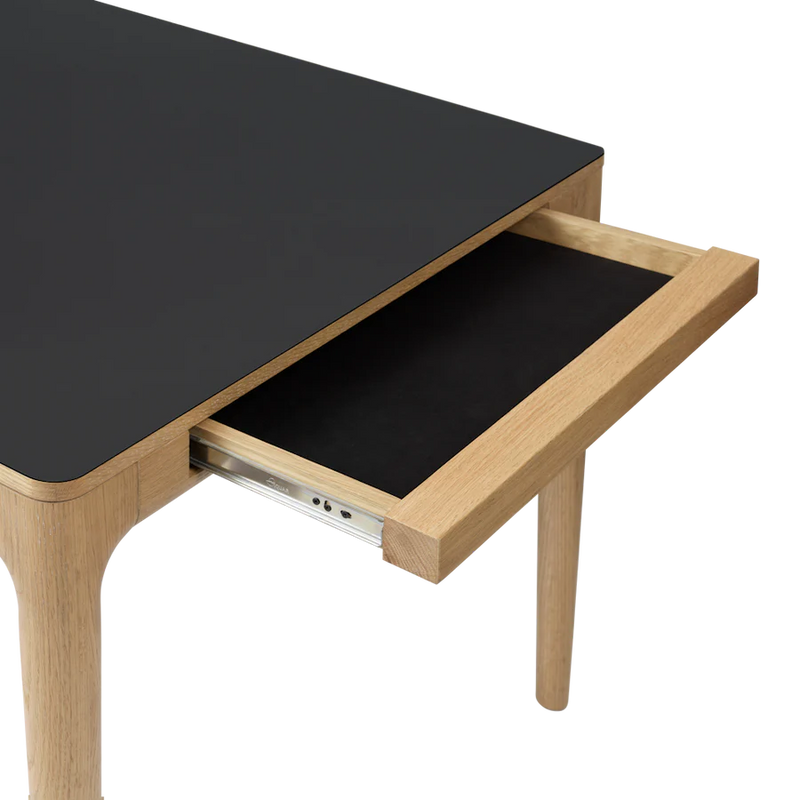 Table de diner Heart & Soul — Oak / obsidian black