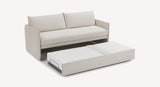Canapé-lit gigogne GAIA — Velours Beige