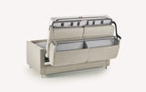 Canapé convertible Jimmy Foster ivoire