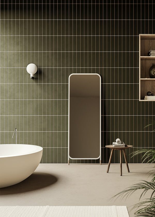 Miroir Vertical — Blanc