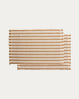 Sets de table DALTAN — Lot de 2 Beige
