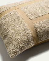Housse de coussin Lomel écru